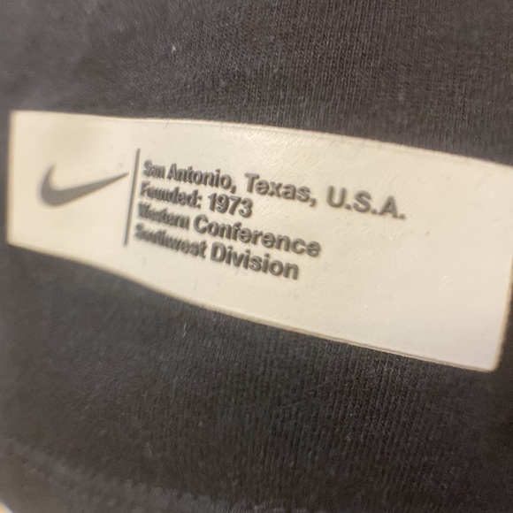 XL camouflage sleeve Black Nike spurs NBA shirt. - Picture 4 of 5